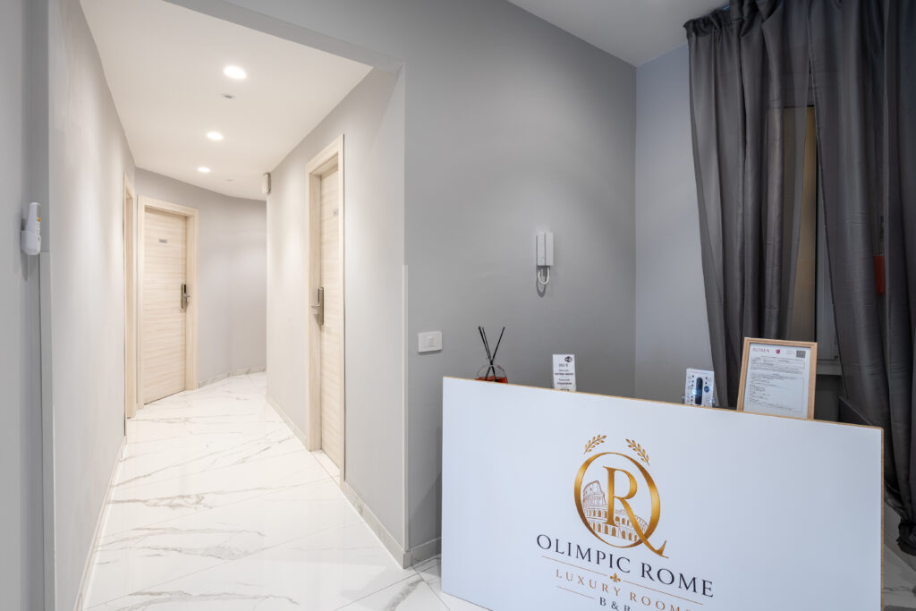 Reception di Olimpic Rome Luxury Rooms a Roma